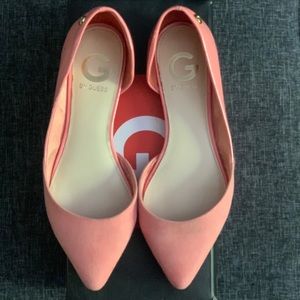Guess pink flats